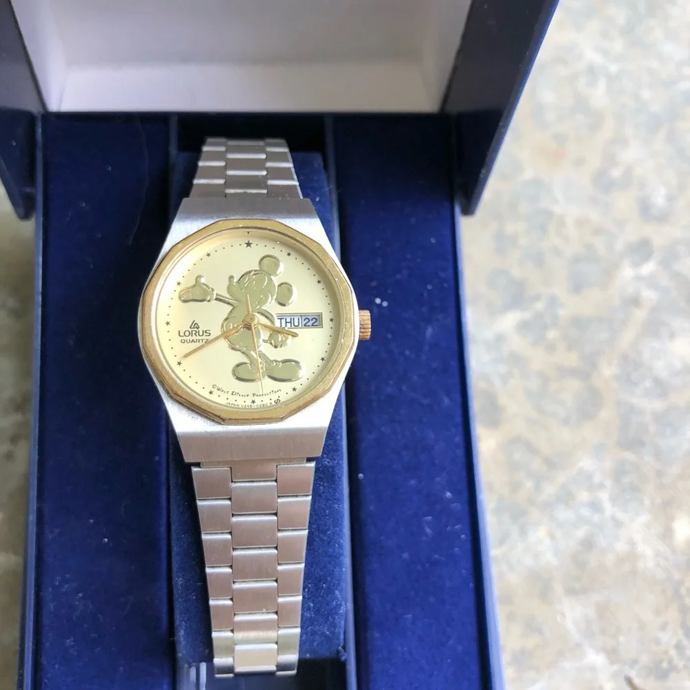 Lorus Mickey & Co Ladies Two Tone Watch Link Band